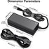 nvmw 24V 2A 3-pin Electric Scooter Battery Charger, Suitable for Go Go Elite Traveler, Pride Mobility, Jazzy Electric