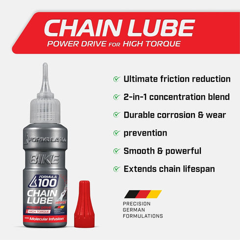 50ml (1.69 oz) Power Drive eBike Chain Lube Lubricant for Electric Bikes Durable Corrosion & Wear Protection, Friction