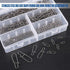 Glarks 250Pcs Strong Stainless Steel Duo Lock Snaps & Swivel Rings - Fishing Lure Hook Connector Assortment Kit