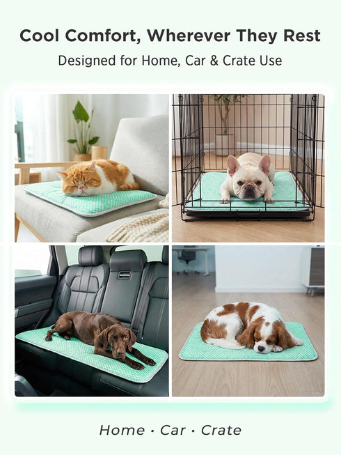 24 18 PCM furrybaby Dog Cooling Mat, * Cooling Mat for Dogs, Cats, Cooling Pad with Tech, Endothermic Color-Changing
