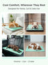 24 18 PCM furrybaby Dog Cooling Mat, * Cooling Mat for Dogs, Cats, Cooling Pad with Tech, Endothermic Color-Changing