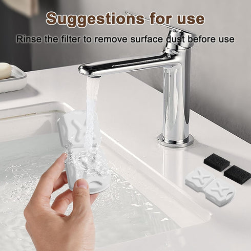 MJYNITE 12 12 2 Cat Water Fountain Filter Replacement Kit - Cat Fountain Filters, Sponges & Brushes, Compatible