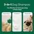 Earth Rated 3-in-1 Coat-Specific Dog & Puppy Shampoo, Conditioner & Deodorizer, 16 oz, White Tea & Basil Scent