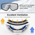 OTG Ski Goggles - Over Glasses Snowboard Goggles for Men Women Adult & Youth by findway