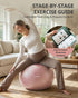 1.7mm 1000LB Trideer Pregnancy Birthing Ball, Extra Thick Yoga Ball for Maternity, Labor, Physio, Recovery, Exercise