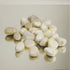 WGV Natural River Rocks, 2 lbs Decorative Pebbles, Accent Vase Filler for Home Decor, White