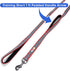 Pawtitas Heavy Duty Double Handle Dog Leash for Medium and Large Dogs, Ideal for Training, Red