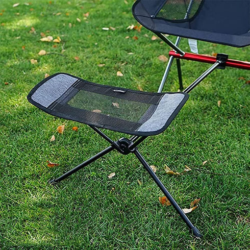 YWHWLX Outdoor Folding Chair Ottoman Portable Recliner Lazy Retractable Footstool Leg Rest Moon Chair Kit for Hiking