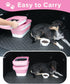 10-13 Lbs Dog Food Container, Collapsible Pet Food Storage with Airtight Lid, Dog Food Scoop and Bowl