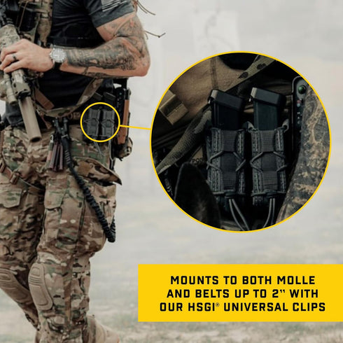 High Speed Gear Single Pistol Taco Mag Pouch - Molle Compatible