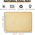 2PCS 16x12 Oncpcare Rabbit Scratch Mat Natural Bunny Scratching Pad Claws and Teeth Care Rabbit Mats for Cages Chew