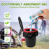 Portable Toilet Absorbent Gel - Poo Urine Powder for Camping, Outdoor, Hiking