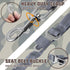 AUROTH Dog Leash for Large Dogs, Heavy Duty Bungee No Pull Leash, Grey Training Leash for Medium Large Breeds, 6FT/4.5FT