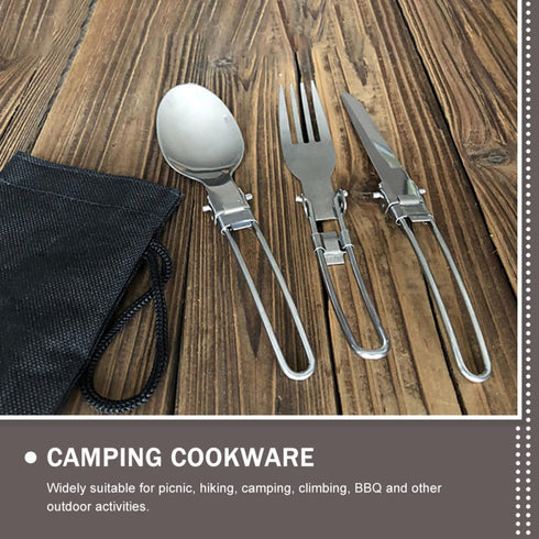 Set 1-2 Set Backpacking Cabilock Portable Picnic Cookware for People Hiking Cooking Tool with Camping Pot and Pans