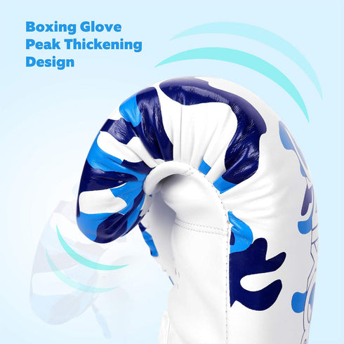 Kids Boxing Gloves for Children 3-9, Cartoon Sparring Training Gloves for Punching Bag, Kickboxing, MMA