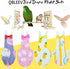QBLEEV Bird Diaper Cockatiel Clothes Flight Suite, Reusable Parrot Nappy with Waterproof Inner Layer, Cute Pigeon Pants