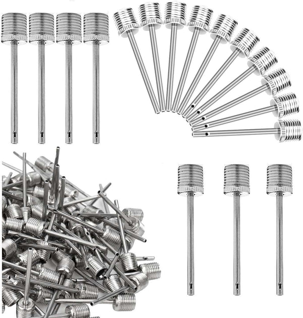 Air Pump Needle,50Pcs FMMTHQ Dual-Port Basketball Inflation Needles,Inflate Pump Needle Adaptor for