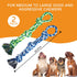 2 Pack Dog Rope Toys for Medium Large Breeds, Nearly Indestructible Chew Toys for Aggressive Chewers