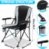 450 LBS Oversized Folding Camping Chair for Adults, Supports Camping Chairs, Heavy Duty Camping Chair with Side