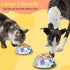 Pet Cats Dogs 2 in 1 Food Water Bowls - Non Slip Heavy Duty Bowls for Feeding Drinking Small Medium Large Dogs