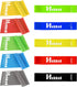 Resistance Bands Set for Working Out, Physical Therapy, Stretching, Suitable for Rehab, Yoga, Pilates, Home Exercise