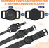 Waterproof Airtag Dog Collar Holder: 2 Pack Soft Silicone for Dogs Cats, IPX8 Waterproof Tracker Protective Cover