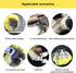 HiDREAM Cat Cone Collar, Cute Waterproof Elizabethan E Collar for Cats, Anti-Bite Lick Wound Healing Safety Collar,