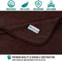 PetAmi Waterproof Dog Blanket for Small Medium Dogs, Pee Proof Reversible Blanket for Couch Bed, Washable, 29x40 Brown