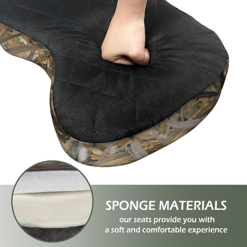 11.4 15.7 2.8in URMONA Portable Hunting Seat Cushion, x x Thickening Lightweight Outdoor Cushion, Waterproof Sponge