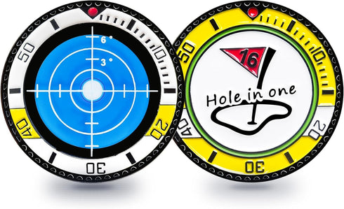 Golf Green Reader Golf Ball Marker - High Precision Slope Measurement for Improving Putting Skills