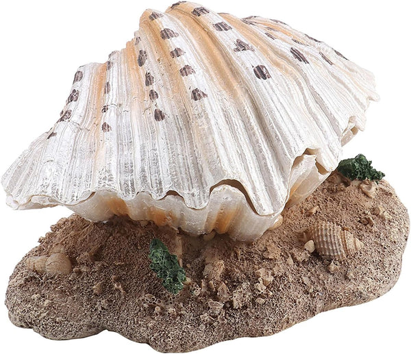 Acouto Aquarium Bubbler Decor - Coral Reef Aerating Action Ornament, Fish Tank Shell Pearl Bubbler Decoration