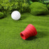 NUOBESTY Golf Pick-up Suction Cup Grabber, Rubber Golf Ball Retriever Picker Upper, Red