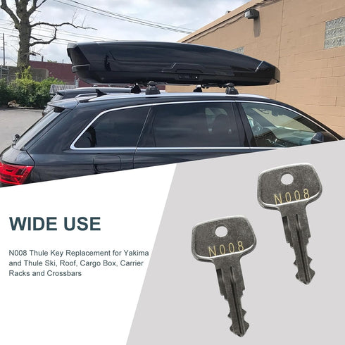 Thule Series Frame Key N008, Roof Rack Replacement Key for Yakima & Thule Ski, Roof, Cargo Box