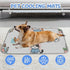 imiBBWQu Set Summer Summer 27" 22" Dog Cooling Mat Cute Cats Blue Orange Dog Cooling Mat Washable Pet Pads for Dogs Pet