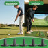 Generic Rubber Golf Tees for Mats Adjustable Height Golf Simulator Tees, Indoor Outdoor Practice, Non-Slip Golf Mat