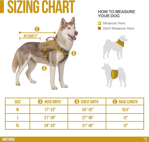 OneTigris Y-Shaped Dog Backpack - No Pull CAMLUS Dog Saddle Bag for Hiking Gear, Lightweight Dog Pack