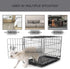 Washable Reversible Dog Bed Mat, Soft Fluffy Pet Kennel Pad for Large, Medium, Small Dogs, 21 x 13 Inch, Gray