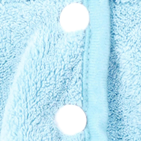 dPois Quick Dry Dog Bathrobe Hooded Absorbent Microfiber Pet Towel for Small Medium Dogs Cats After Bath Blue X-Small