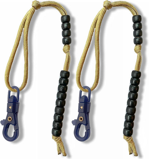 UUSOWARM 2PCS Pace Counter Ranger Bead with Hook Fastener Backing Army Veteran Made