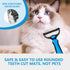Shudyear Dog Grooming Brush and Metal Comb, Cat Brush Deshedder for Long Matted Haired Pets
