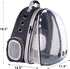 Front Expandable Cat Backpack Carrier, Space Capsule Bubble Window for Large Cats & Small Puppies, Up to 20 lbs