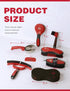 Furrishine 9 Set Horse Grooming Kit, Piece Grooming Brush with Silicone Curry Comb for Bathing & Shedding Shadowberry