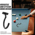 Kichvoe Billiard Cue Holder Pool Table Accessory Multi-function Snooker Hook Wear-resistant Black Iron Hook for Pool