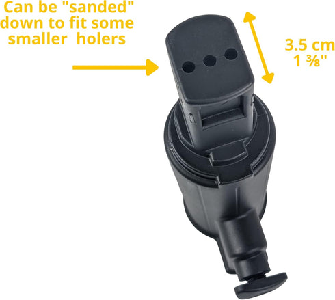 Foretra Umbrella Holder Extension, Fits Most Golf Push Cart or Power Cart with 1 3/8" Opening