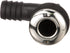 Seachoice 90-Degree Thru-Hull Connector, Fits 1-1/8 in. ID Hose, Max Hull 1-3/8 in., White
