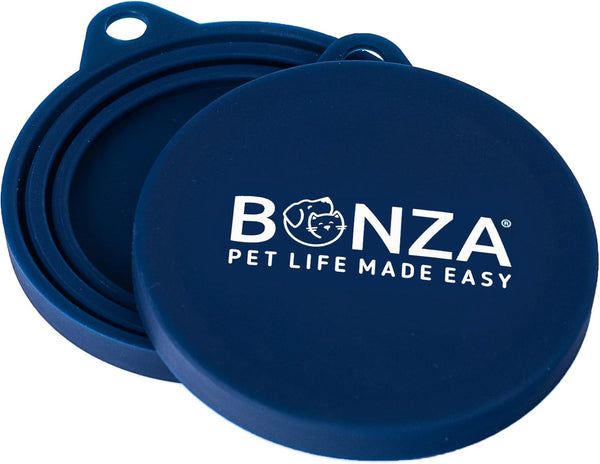Bonza Set of 2 Pet Food Can Covers, Universal Silicone Lids for Dog or Cat Food, BPA Free, Dishwasher Safe