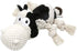 Squeaky Dog Plush Toy - Cute Stuffed Animals Chew Toy for Small, Medium, Large Dogs - Durable Cow Dog Toy