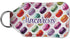 Custom Small Macarons Hand Sanitizer & Keychain Holder