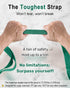 Tumaz Stretching Strap - 10 Loops Non-Elastic Yoga Strap, Perfect Home Workout Stretch Strap for Physical Therapy