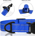 TagME Reflective Nylon Dog Collars, Adjustable Pet Collar for Small Dogs, Royal Blue, 5/8" Width with Quick Release
